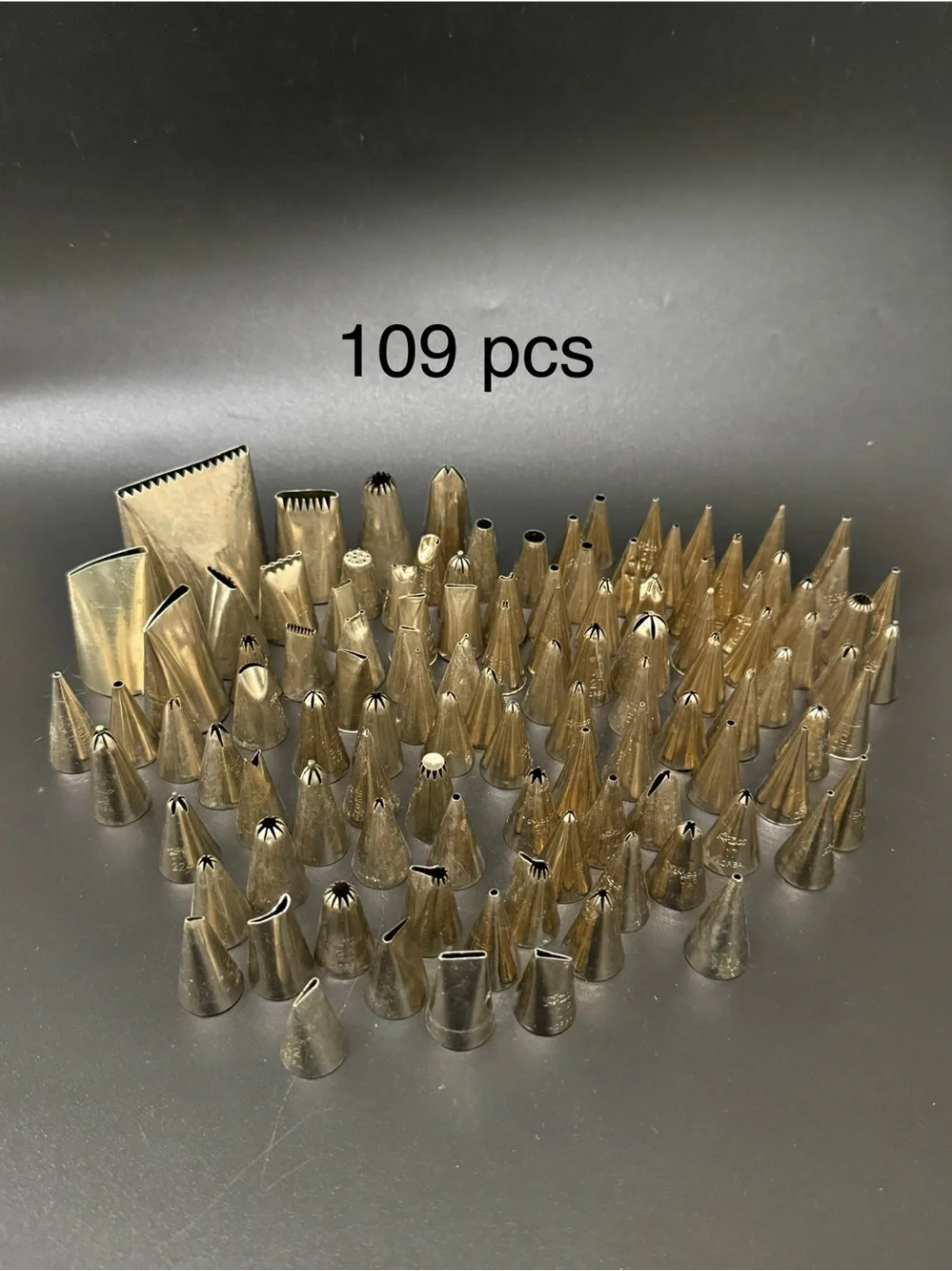 Lot 109pcs Ateco Wilton Cake Decorating Frosting Icing Tips Misc Sizes Korea